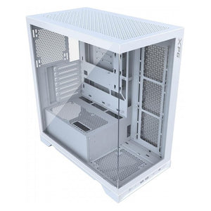 XPG INVADER X Tempered Glass ATX Mid Tower Gaming PC Case - White (5 ARGB Fans Included)