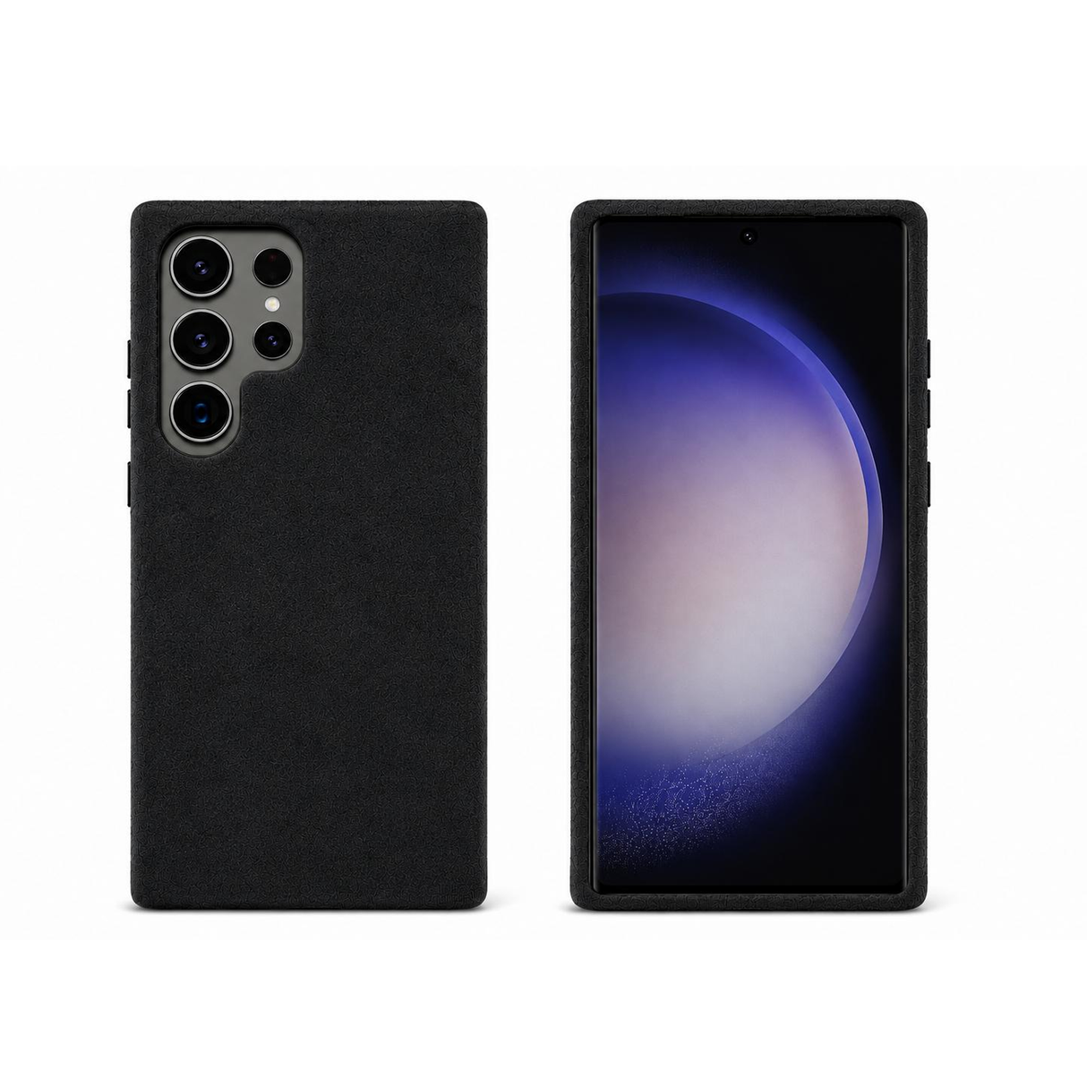 Spectre Samsung S23 Ultra - Alcantara Case - Black