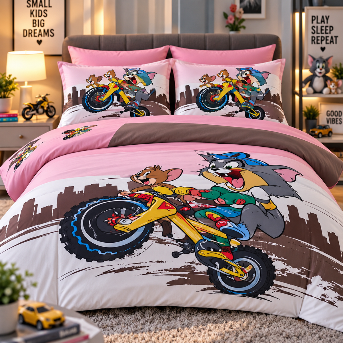 4-Piece Children’s Quilt Set  - 180X220CM – K1405-55