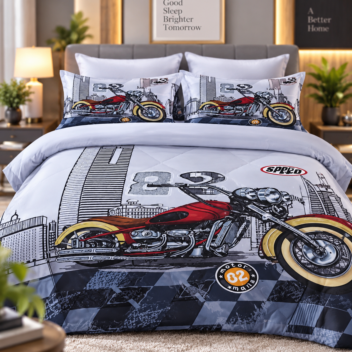 4-Piece Children’s Quilt Set  - 180X220CM – K1405-49