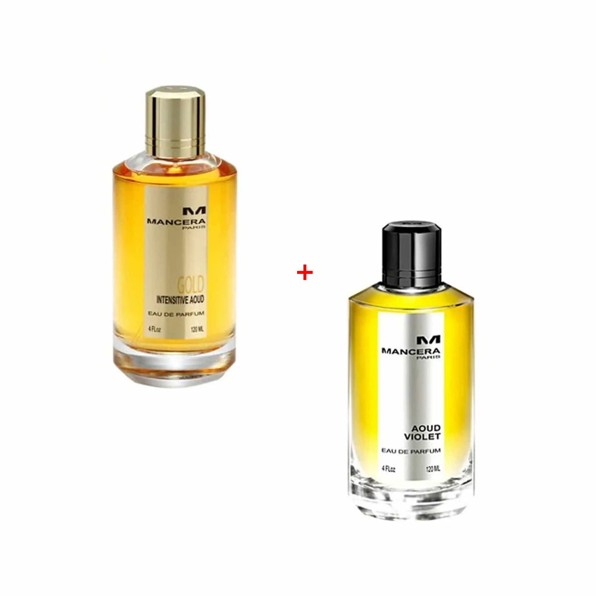 Mancera Aoud Violet EDP For Women 120 Ml+Mancera Gold Intensitive Aoud EDP For Women 120 Ml