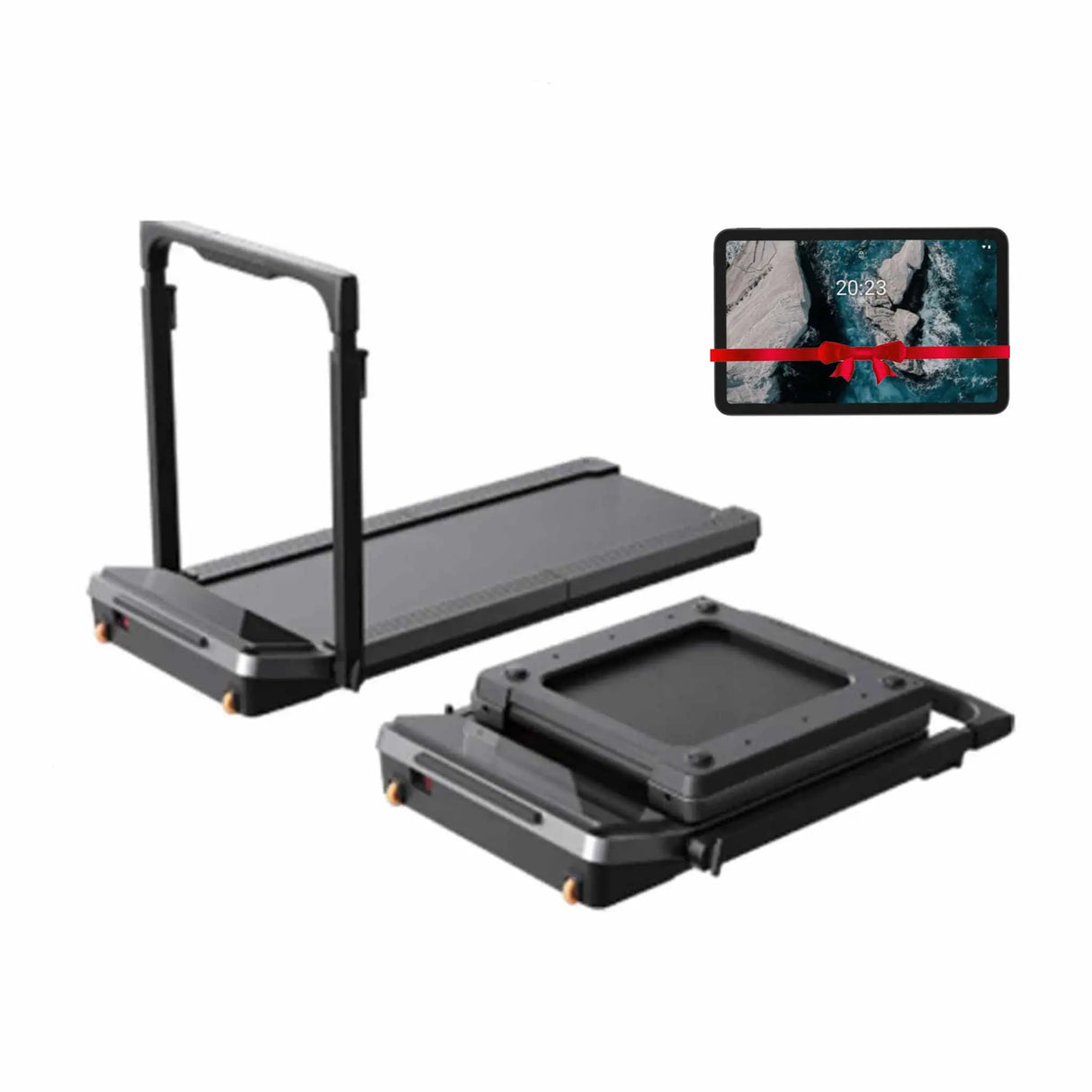 Kingsmith Foldable Walkingpad Z3 hybrid with max. speed 10km/h, with 1HP brushless motor. + Free Nokia T20 TA Tablet