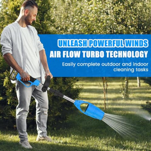 48VF Cordless Handheld Blower with Telescopic Extension Pole - 29000RPM Motor, Double 3000mAh Batteries, Eyes Protection Goggles, Stepless Speed Control & Multi-Task Cleaning for Outdoor & Indoor Use