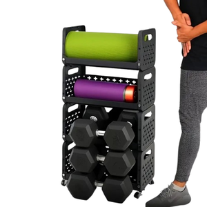 رف تخزين متعدد الاستخدامات بعجلات، اربع طبقات، للأطعمة، الخضروات، الوجبات الخفيفة، أدوات التجميل، ولوازم الحمام – اسود