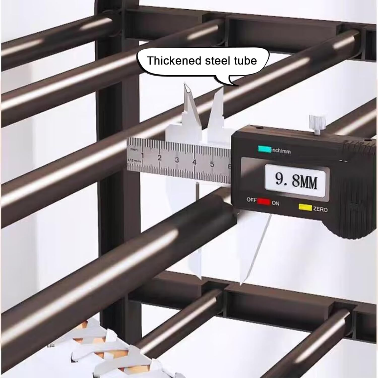4 Tier Shoe Rack - Black