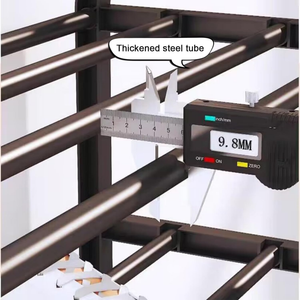 4 Tier Shoe Rack - Black
