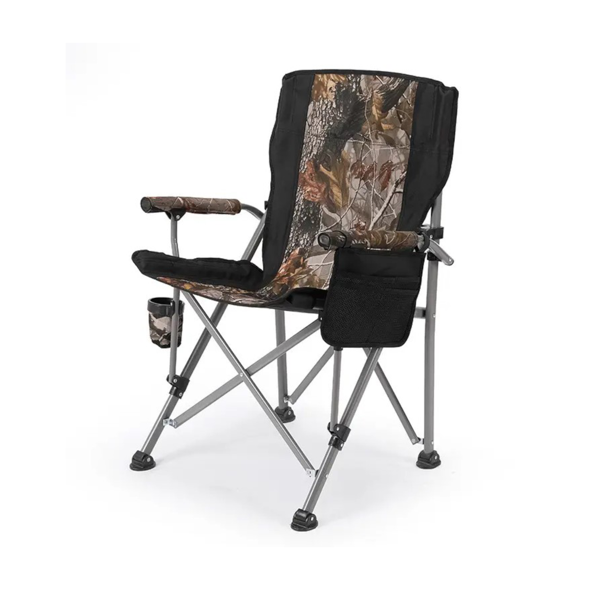 Portable Outdoor Metal Folding Stool - Lightweight and Compact Camping Chair