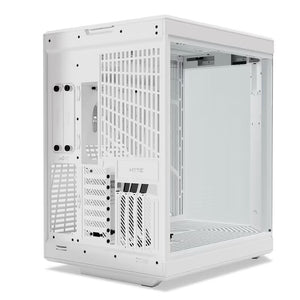 HYTE Y70 Touch Infinite ATX Mid Tower Gaming PC Case with 14.5" Touch Display - Snow White