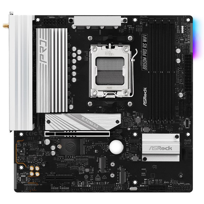 ASRock B850M Pro RS WiFi 6E DDR5 AM5 ATX Motherboard