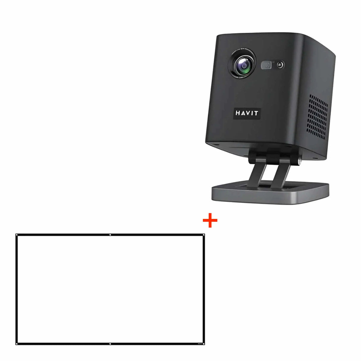 HAVIT PJ218 Pro Smart Projector Pro Rechargeable UK Plug - Black