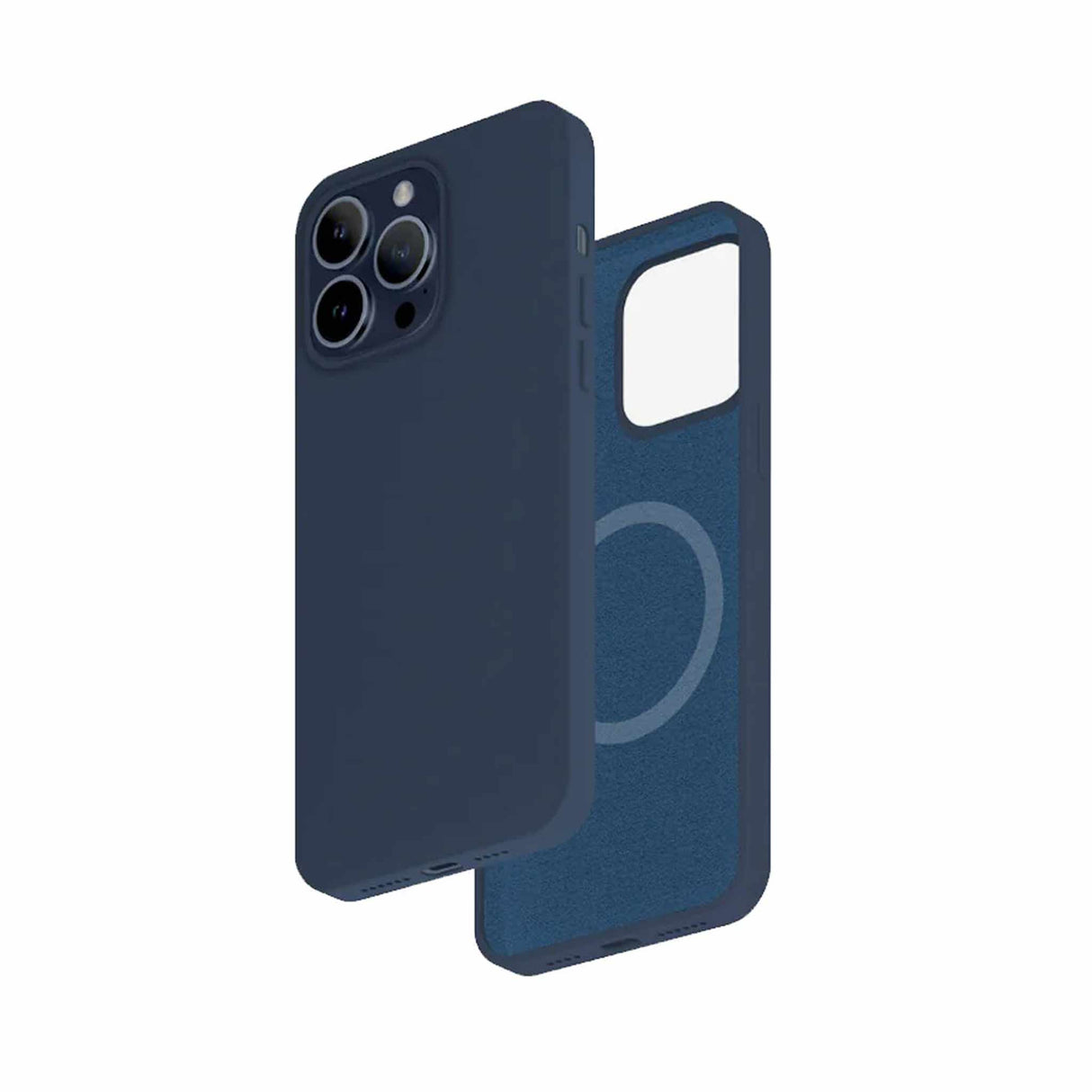 Smartix Premium Silicone Magnetic Case for iPhone 15 Pro Blue