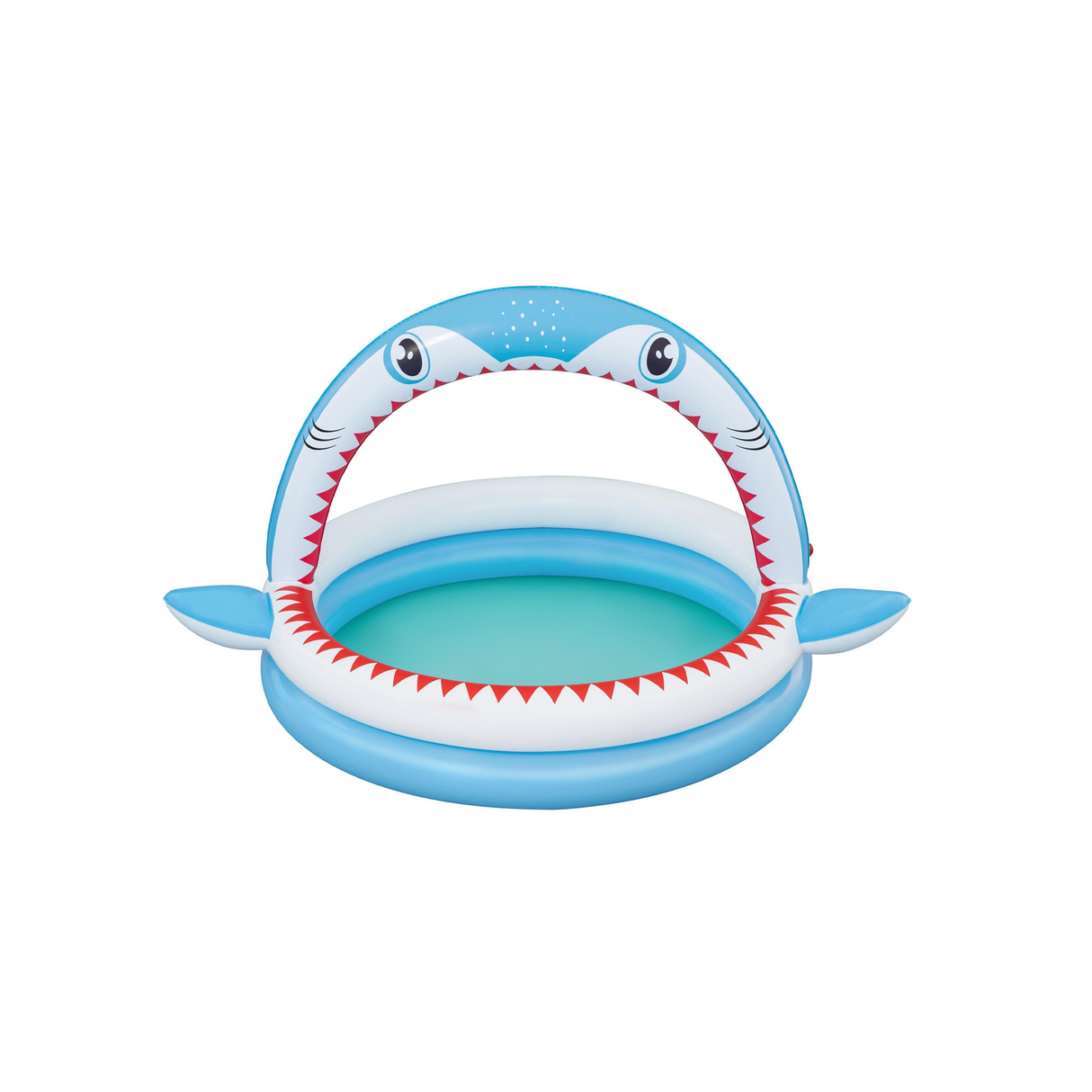 Bestway 1.63m x 1.27m x 92cm Sharktastic Sprinkler Play Pool Age 2+ - Zayoom