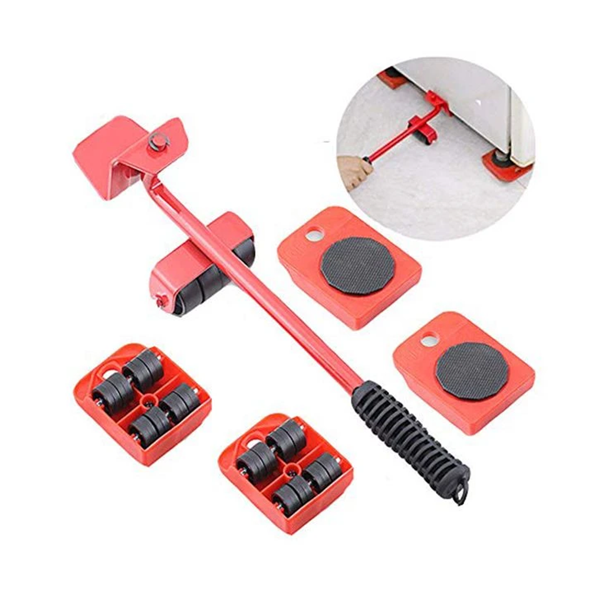 5 Pcs Set Furniture Moving Slider Maximum 150 Kg