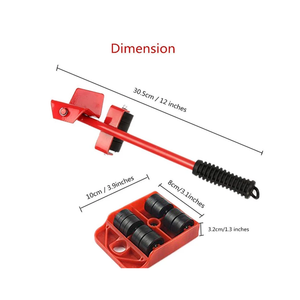 5 Pcs Set Furniture Moving Slider Maximum 150 Kg