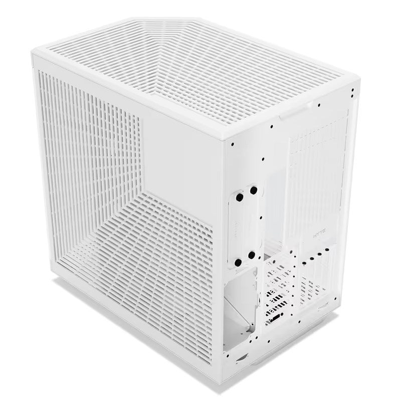 HYTE Y70 Touch Infinite ATX Mid Tower Gaming PC Case with 14.5" Touch Display - Snow White