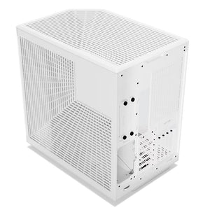 HYTE Y70 Touch Infinite ATX Mid Tower Gaming PC Case with 14.5" Touch Display - Snow White