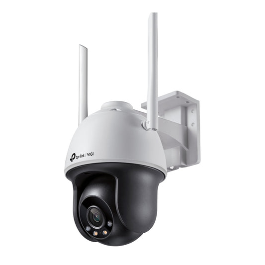 TP-Link VIGI 4MP Outdoor Full-Color WiFi Pan Tilt Network Security Camera - VIGI C540-W