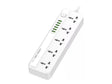 LDNIO Fast Charging 5 Universal Outlets & 6 USB Ports Power Extension - 2M - Zayoom