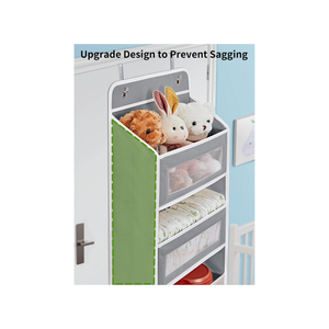 منظم باب معلق بخمس رفوف يحتوي على خمس جيوب كبيرة السعة