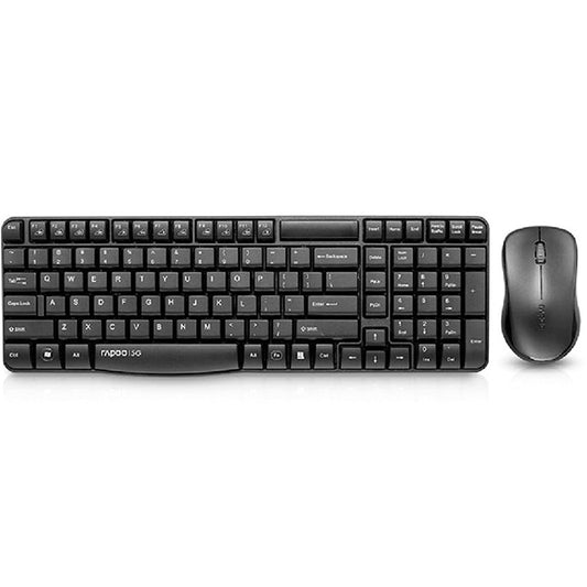 Rapoo Pro Combo (KB+MSE) Wireless X1800 - BLACK