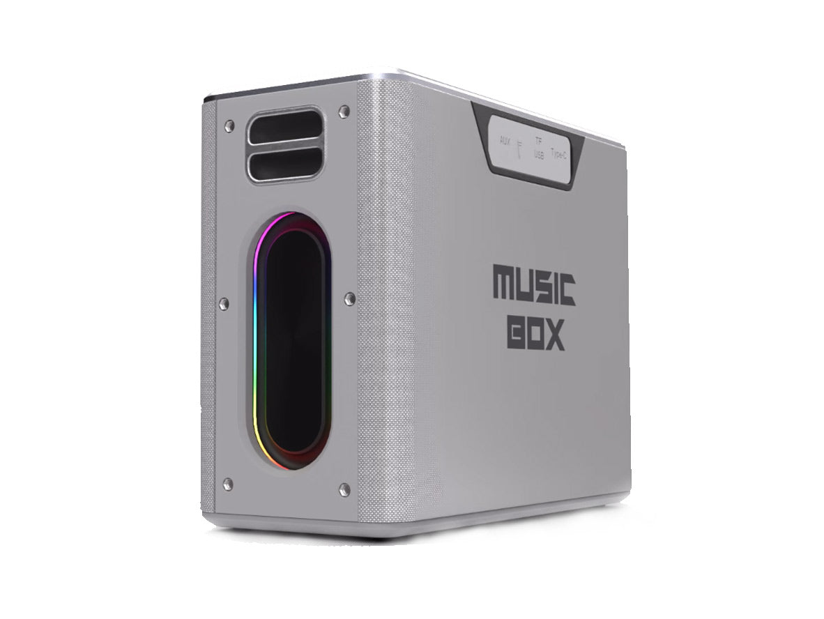 هاي فيوتر مكبر صوت ميوزيك بوكس - فضي