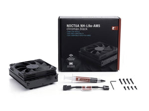 Noctua NH-L9a-AM5 Chromax Low-Profile CPU Air Cooler For AMD AM5 - Black - Zayoom
