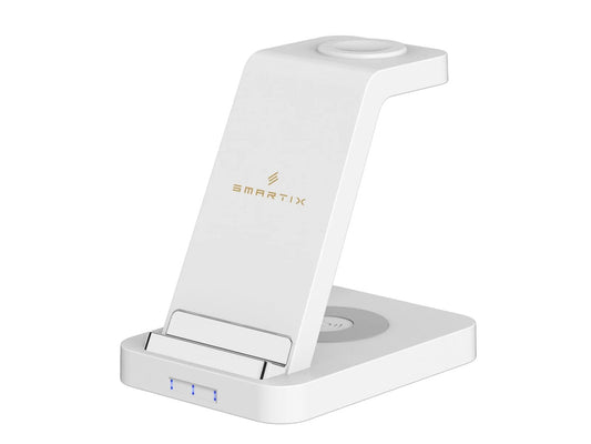 Smartix Premium 3 in 1 Magnetic Wireless Dock 15W Fast Charge - Compatible with Samsung