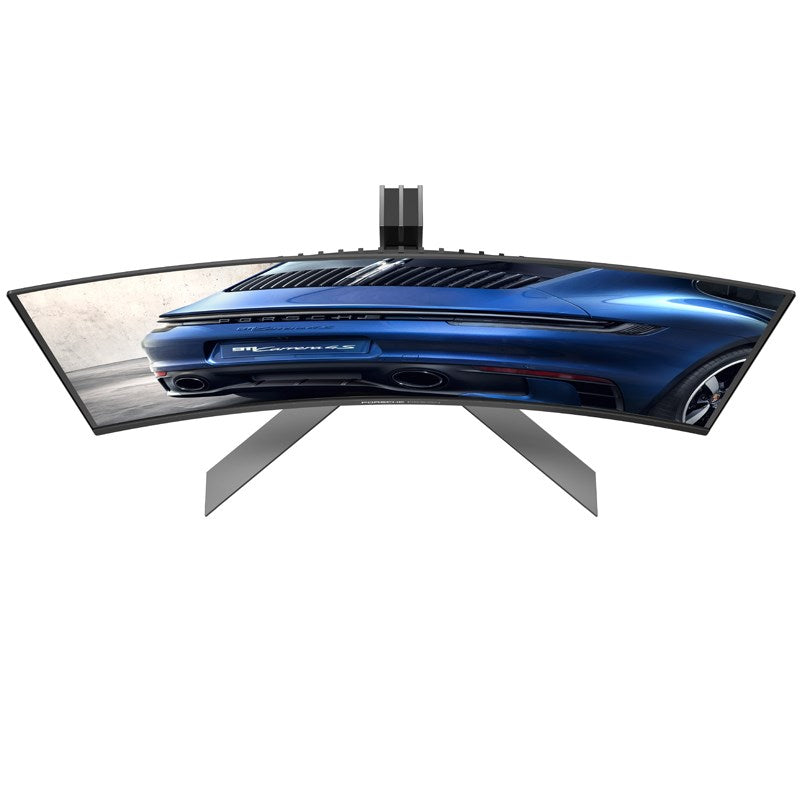 إيه أو سي أغون PD34 بورشه ديزاين شاشة ألعاب منحنية 34 بوصة WQHD QD OLED - 240 هرتز - 0.03 مللي ثانية - HDMI 2.1 - أداپتيف سينك - أسود
