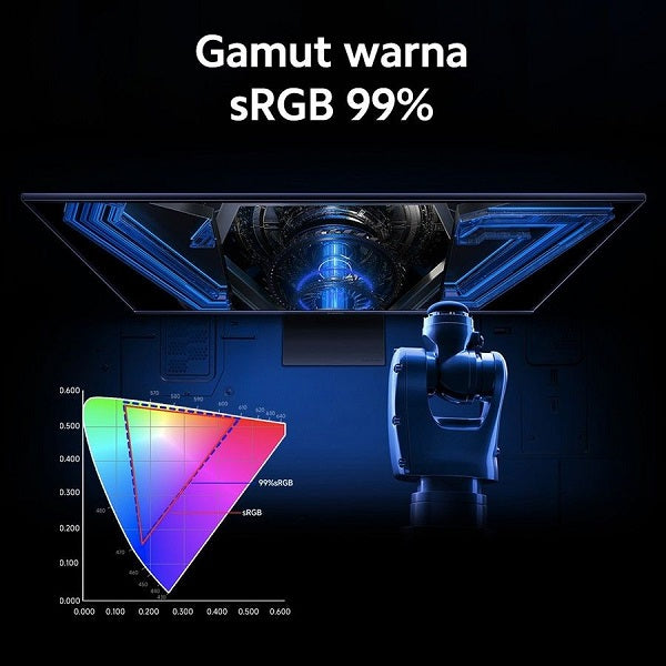 شاومي جي 27 آي 27 بوصة شاشة ألعاب فل اتش دي IPS سريعة، 165 هرتز، 1 مللي ثانية، فري سينك بريميوم – أسود