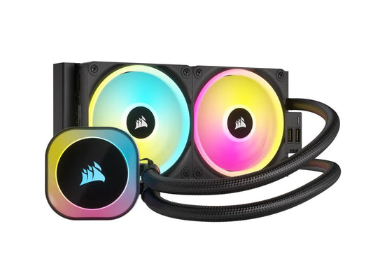 Corsair iCUE Link H100i RGB 240mm AIO Liquid CPU Cooler - Black