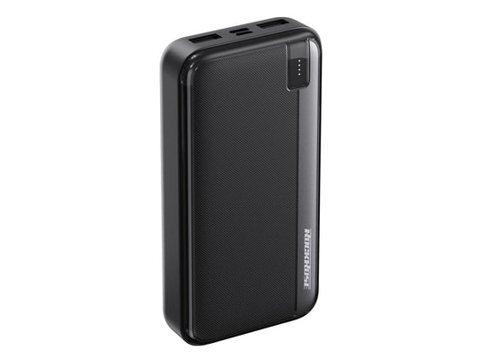 Rockrose 20000mAh Portable & Compact Power Bank - Black