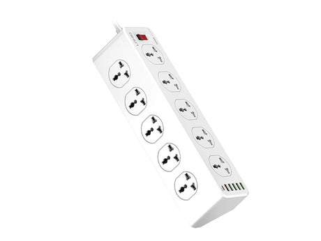 LDNIO Power Socket PD Fast Charging Smart 10 Universal Outlets With 5 USB & 1 USB-C Ports Power Extension - 2m - Zayoom