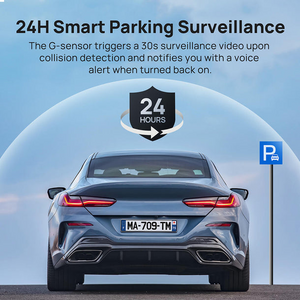 70 مي كاميرا الرؤية الخلفية للسيارة S500 بدقة 3K HDR وشاشة لمس مقاس 9 بوصات ومكثف فائق