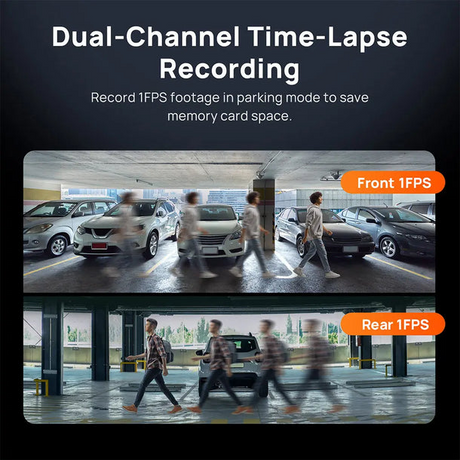 70 مي كاميرا سيارة بدقة 4K، رؤية شاملة 360°، مزودة بمستشعرين سوني ستارفيس 2  بتقنية الذكاء الاصطناعي 2.0 – كاميرا أمامية وخلفية