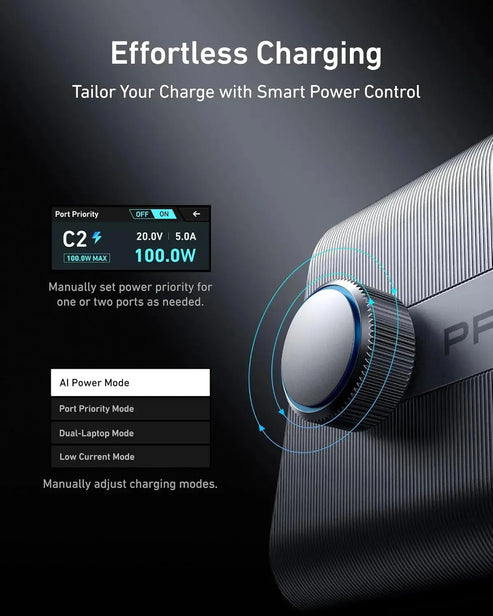 Anker Prime Charger (250W - 6 Ports - GaNPrime) - Silver - Zayoom