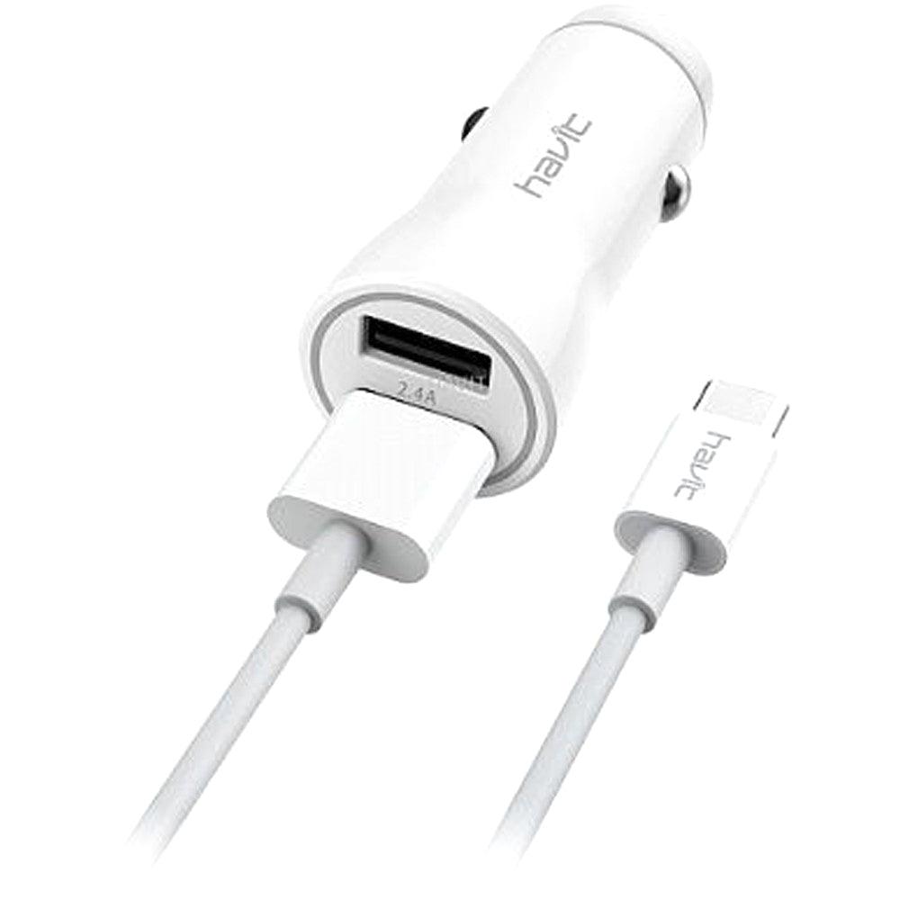 HAVIT Car Charger With Type C Cable - Zayoom