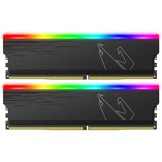 Gigabyte AORUS RGB Memory DDR4 16GB (2x8GB) 4400MHz Desktop Gaming Memory RAM Kit - Black