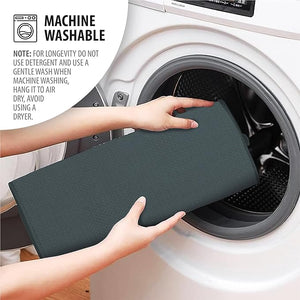 وسادة تجفيف متعددة الوظائف فائقة الامتصاص للمطبخ مع رف تجفيف للأطباق والأواني الزجاجية وأدوات المائدة - 60 × 45 سم