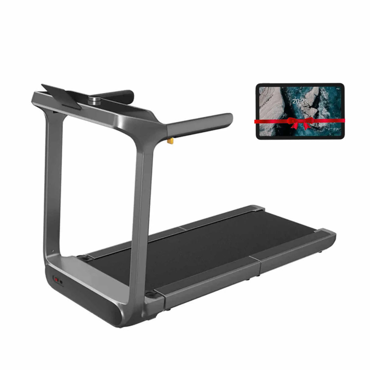 KingSmith Foldable Treadmill X218 With Max Speed 16km/h With 1.75 Brushless Motor with side Armrest + Free Nokia T20 TA Tablet