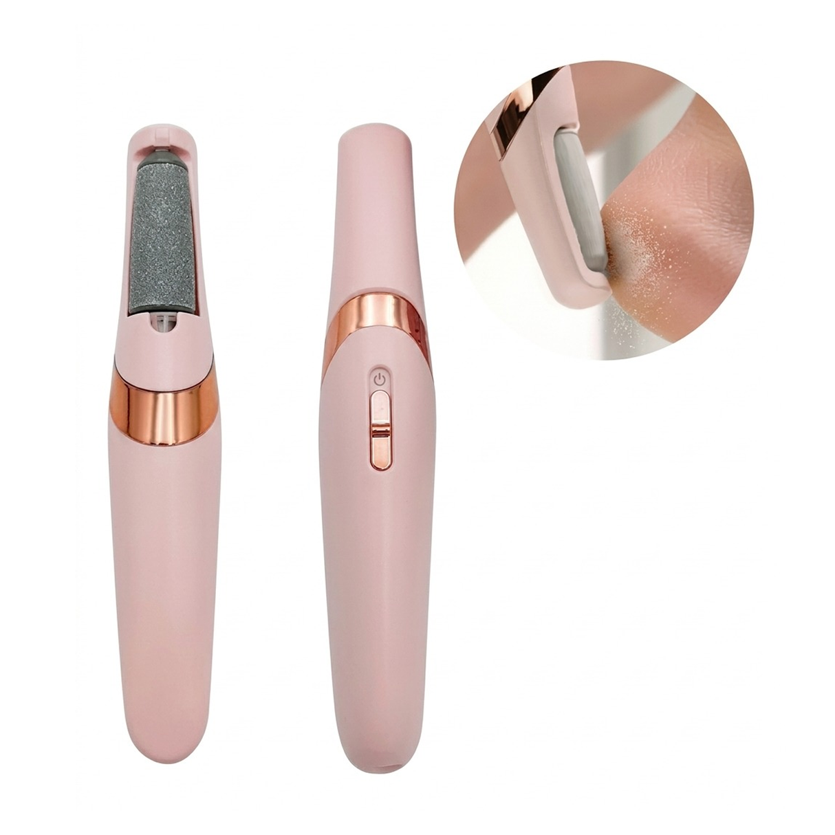 808 Electric Foot Grinder Callus Remover With Dual Roller Heads