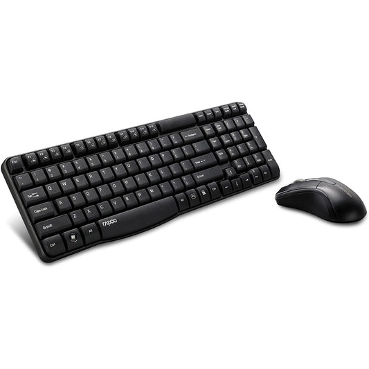 Rapoo Pro Combo (KB+MSE) Wireless X1800 - BLACK