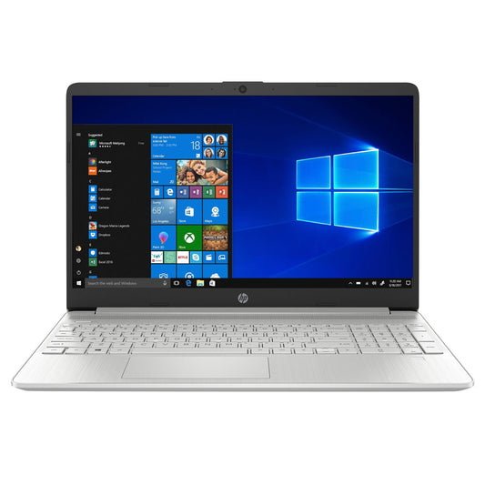 HP Intel i7 - 8GB RAM - 256GB SSD - 15.6 Inch HD - DOS - Laptop - Silver