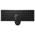 Rapoo Combo (KB+MSE) Multimode Ultra Slim Wireless Keyboard 9300M - Black - Zayoom