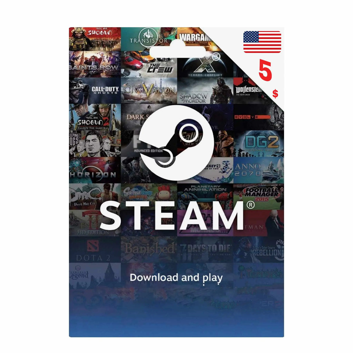 Steam 5$ USA