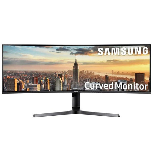 Samsung Premium 43 Inch Super Ultra-Wide Screen Curved Monitor - LC43J890DKMXUE - Black