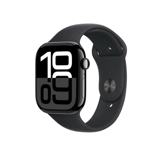 Apple Watch Series 10 GPS 42Mm Jet Black Aluminium Case - With Black Sport Band - S/M