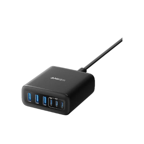 Anker - Powerport - 112W -3C- 3A Pd Gan - Black - Zayoom