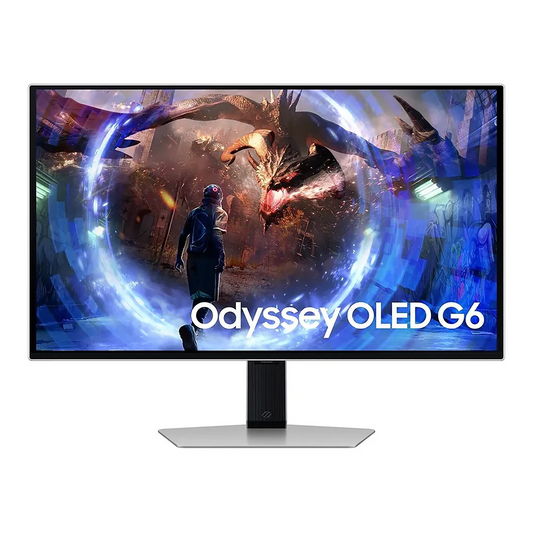 سامسونج اوديسي - G6 G60SD- OLED- شاشة الألعاب - مقاس 27 بوصة - كيو اتش دي - 360 هرتز - 0.3 مللي - فضي
