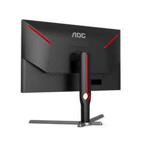 إيه أو سي U27G3X شاشة ألعاب 27 بوصة 4K UHD IPS - 160 هرتز - 1 مللي ثانية - HDMI 2.1 أداپتيف سينك - أسود