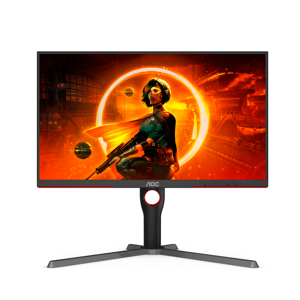 إيه أو سي Q27G3Z شاشة ألعاب 27 بوصة كيو إتش دي فاست IPS - 240 هرتز - 0.5 مللي ثانية - أداپتيف سينك - أسود